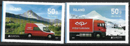 2013 Island   Mi.1394-5 A**MNH Europa: Postfahrzeuge. - 2013