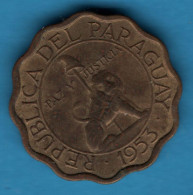 PARAGUAY 10 CENTIMOS 1953 KM# 25 - Paraguay