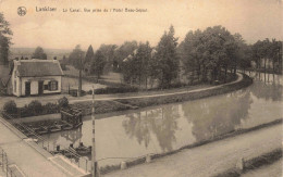 BELGIQUE - Lanklaer - Le Canal. Vue Prise De L'Hôtel Beau Jour - Carte Postale Ancienne - Maaseik