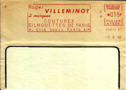 Lettre  EMA  Secap N 1956 R Villeminot  Couturex Metier Textile Mode 75 Paris  C20/17 - Usines & Industries