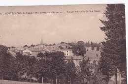 MONTFAUCON            VUE GENERALE PRISE DU SUD  OUEST - Montfaucon En Velay