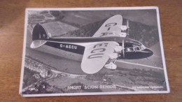 Aviation AVION SHORT SCION SENIOR POBJOY NIAGARA - 1919-1938: Entre Guerras