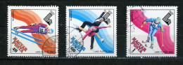 HONGRIE : LAKE PLACID - POSTE AERIENNE - N° Yvert 422+423+424 Obli. - Used Stamps