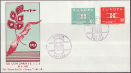 Europa CEPT 1963 Turquie - Türkei - Turkey FDC3 Y&T N°1672 à 1673 - Michel N°1888 à 1889 - 1963