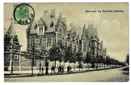 BELGIQUE / COURTRAI / LA NOUVELLE CASERNE / CARTE ECRITE EN 1910 - Kortrijk