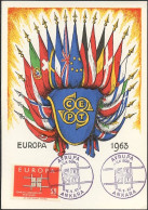 Turquie - Türkei - Turkey CM 1963 Y&T N°1672 - Michel N°MK1888  - 50k EUROPA - Maximum Cards