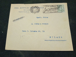 LETTERA PUBBLICITARIA  CON ANNULLO PUBBLICITARIO  SALSOMAGGIORE- VIAGGIATA 1927 - Pubblicitari