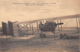 57-METZ- GRAND MEETING D'AVIATION 10/11 JUIN 1923- FRESCATY DEPART POUR UN RAID AERIEN - Metz