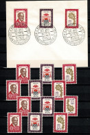 1961 1188/1190 FDC & Serie 1188/90** X 4 : ​Mechelen ,zetel Van Het Aartsbisdom/Malines, Au Siége Archiépiscopal - 1951-1960