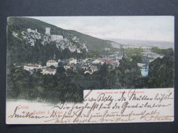 AK BADEN NÖ Helenenthal 1905 //// D*56761 - Baden Bei Wien