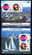 NEUSEELAND Block 21+22, Bl.21+22 Canc. - Segeln, Sailing, Voile, Commonwealth Games - NEW ZEALAND / NOUVELLE-ZÉLANDE - Blocks & Sheetlets