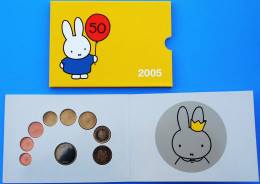 Netherland, 2005, Miffy Coin Set 2005, BU Quality Nijntje Birth Set 2005 Dick Bruna In Brilliant Unused Quaity - Mint Sets & Proof Sets