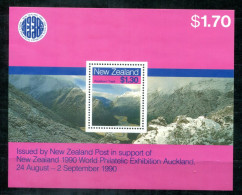 NEUSEELAND Block 15, Bl.15 Mnh - Wanderwege, Tracks, Des Pistes  - NEW ZEALAND / NOUVELLE-ZÉLANDE - Hojas Bloque