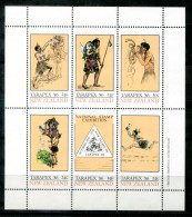 NEUSEELAND 925-930 KB (1) Mnh - TARAPEX '86 - NEW ZEALAND / NOUVELLE-ZÉLANDE - Hojas Bloque