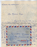 TB 4356 - MILITARIA - Lettre En Franchise Militaire - Soldat DREVON Armurerie Place De KASBA - TADLA Maroc Pour LYON - Lettres & Documents