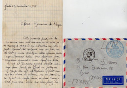 TB 4359 - MILITARIA - Lettre En Franchise Militaire - Soldat DREVON Armurerie Place De KASBA - TADLA Maroc Pour LYON - Covers & Documents