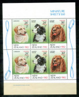 NEUSEELAND 849-851 KB (1) Mnh - Hunde, Dogs, Chiens - NEW ZEALAND / NOUVELLE-ZÉLANDE - Blocks & Kleinbögen
