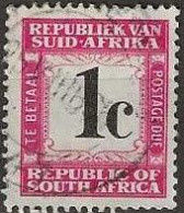 SOUTH AFRICA 1961 Postage Due - 1c. - Black And Red FU - Segnatasse