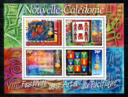 NEUKALEDONIEN Block 25, Bl.25 Mnh - Kunstfestival, Festival Des Arts  - NEW CALEDONIA / NOUVELLE-CALÉDONIE - Blocks & Sheetlets