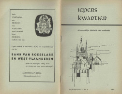 * Ieper - Ypres * (Iepers Kwartier - Jaargang 2 - Nr 1 - Maart 1966) Tijdschrift Voor Heemkunde - Heemkundige Kring - Aardrijkskunde & Geschiedenis