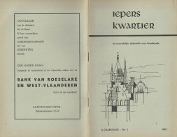 * Ieper - Ypres * (Iepers Kwartier - Jaargang 3 - Nr 3 - September 1967) Tijdschrift Voor Heemkunde - Heemkundige Kring - Geografía & Historia