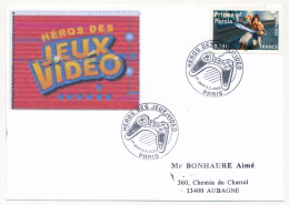 FRANCE - Carton Fab. Artisanale Illustré Par Photocopie - 0,20E Prince Of Persia - Premier Jour Paris 11/11/2003 - 2000-2009