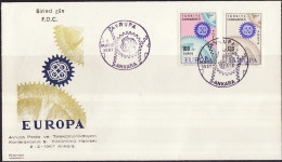 Europa CEPT 1967 Turquie - Türkei - Turkey FDC3 Y&T N°1829 à 1830 - Michel N°2044 à 2045 - 1967