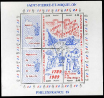 St.Pierre Et Miquelon  BF3 Oblitéré Année 1989 PHILEXFRANCE 89 - Gebruikt