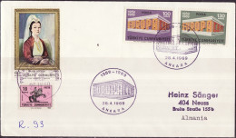 Turquie - Türkei - Turkey FDC5 1969 Y&T N°1891 à 1892 - Michel N°2124 à 2125 - EUROPA - FDC