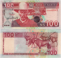 NAMIBIA       100 Dollars       P-9A       ND (2003)       UNC - Namibia