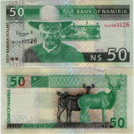 NAMIBIA       50 Dollars       P-8b       ND (2004)       UNC - Namibia