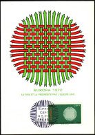 Turquie - Türkei - Turkey CM 1970 Y&T N°1953 - Michel N°MK2180 - 130k EUROPA - Cartes-maximum