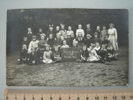 Carte Photo - Moerbeke Waas - Cours De Français 2e Degré - 1921 - Mörbeke-Waas