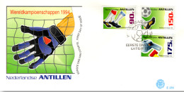 NETHERLANDS ANTILLES: 1994 -  FDC - Worldcup Football (E255) - Curaçao, Nederlandse Antillen, Aruba