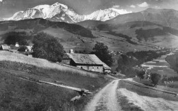 Magève * Route Et Vue Sur Le Mont Blanc - Megève