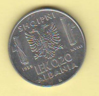 Albania 0,20 Lek 1939 Albanie Italian Occupation Shqipëria - Albanie