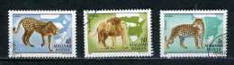 HONGRIE : FAUNE - POSTE AERIENNE - N° Yvert 436+437+438 Obli. - Used Stamps