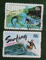 Surfing Self Adhesive 2013 Mi 3896 3898 Y&T Used Gebruikt Oblitere Australia Australien Australie - Used Stamps