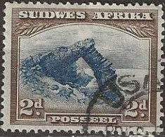 SOUTH WEST AFRICA 1931 Bogenfels - 2d. - Blue And Brown FU (Suidwes Afrika) - Unused Stamps