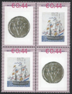 Netherlands Canon VOC Verenigde Oostindische Compagnie Scheepsprent Japan 4-block MNH Dutch VOC Trade Japan Decima Ship - Sonstige (See)