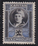 Luxembourg    .   Y&T     .    186     .   O      .     Oblitéré - 1926-39 Charlotte De Profil à Droite