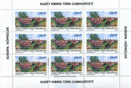 2018 - EUROPA - BRIDGES - TURKISH CYPRIOT STAMPS - BLOCKS 1 - 18TH MAY 2018 - 2018