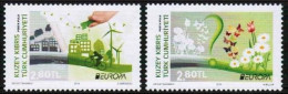 2016 - EUROPA - THINK GREEN  - TURKISH CYPRIOT STAMPS - STAMPS - 12TH MAY 2016 - 2016