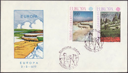 Europa CEPT 1977 Turquie - Türkei - Turkey FDC2 Y&T N°2184  à 2185 - Michel N°2415 à 2416 - 1977