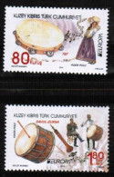 2014 - EUROPA - NATIONAL MUSIC INSTRUMENTS - TURKISH CYPRIOT STAMPS - STAMPS - UMM - 2014