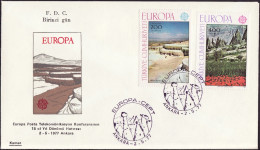 Turquie - Türkei - Turkey FDC3 1977 Y&T N°2184  à 2185 - Michel N°2415 à 2416 - EUROPA - FDC