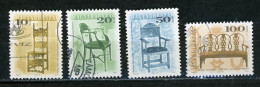 HONGRIE : MEUBLES   - N° Yvert 3687+3688+3689+3691 Obli. - Used Stamps