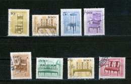 HONGRIE : MEUBLES   - N° Yvert 3687+3691+3750+3753+3769+3771+3814C+4126 Obli. - Used Stamps