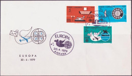 Turquie - Türkei - Turkey FDC4 1979 Y&T N°2246 à 2248 - Michel N°2477 à 2479 - EUROPA - FDC