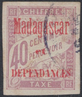 MADAGASCAR - TAXE - N°5 - OBLITERE - COTE 75€. - Portomarken